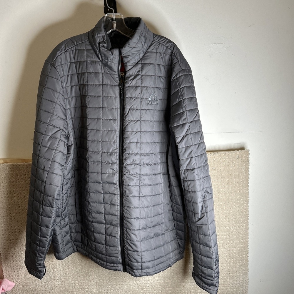 Gerry Gray Quilted Men's Jacket Sz XXL
